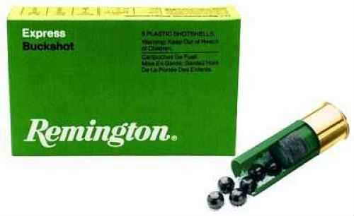 12 Gauge 5 Rounds Ammunition Remington 2 3/4" 9 Pellets Lead #00 Buck